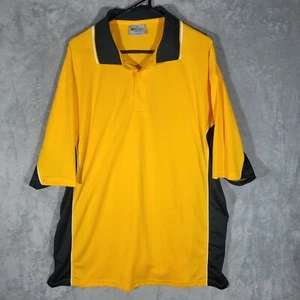 Men's Bocini Casual Wear Polo Shirt Size 3XL Green & Gold - Picture 1 of 3