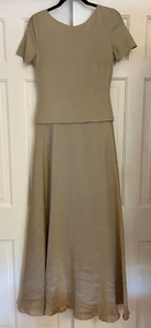 Vintage JS Collections Gold Formal Gown Size 8 - Picture 1 of 5