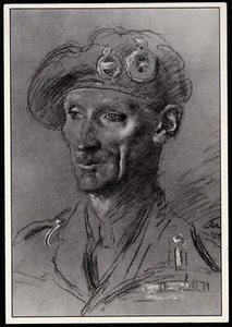 General Bernard Law Montgomery Commander Allied Land Forces Postcard - Picture 1 of 2