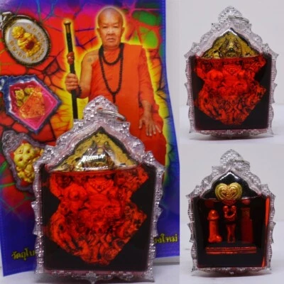 Amuleto tailandês amuleto talismã Phra Khunpaen Kao Kam charme charme charme charme - Imagem 1 de 4