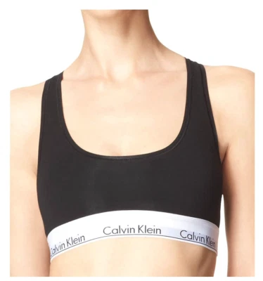 Calvin Klein Damen Modern Cotton Bralette Sport BH ohne Polsterung Gr. M - Bild 1 von 4