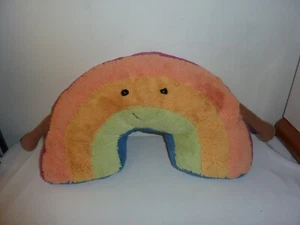 Rare Large 19" Jellycat Amuseable Rainbow Stuffed Plush Pillow! - Picture 1 of 5