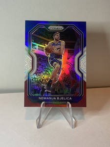 2020-21 Panini Prizm - Red White & Blue Prizm #190 Nemanja Bjelica