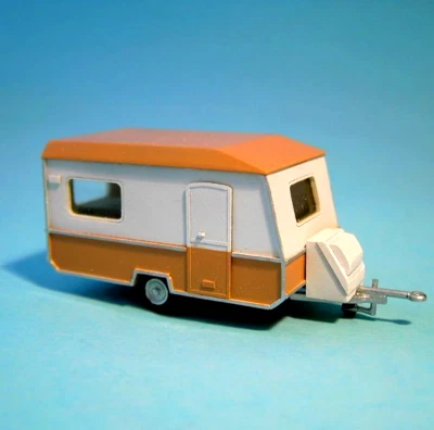 Wohnwagen Bastei 351,  DDR ,Camping, Resinbausatz, 1/87, H0, Kleinserie - Bild 1 von 2