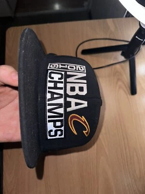 Cleveland Cavaliers Cavs 2016 CHAMPS Hat Locker Room Adidas NBA Cap Snap Back - Image 1 of 4