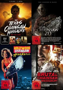 The Texas Chainsaw Massacre Collection Part 1 +2 + Leatherface + Hollywood 6 DVD - Picture 1 of 5