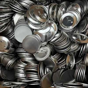Blank Pin-back Parts Button Making Pack of 50-150 Front & Back 2 1/4" - Picture 1 of 2