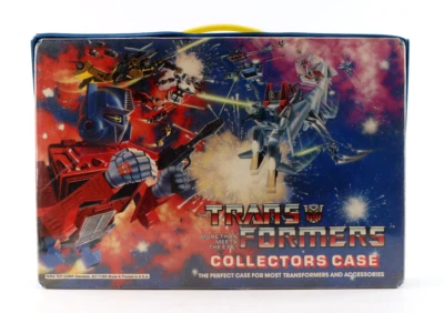 Estuche de transporte vintage Transformers 1984 coleccionistas Tara Toy Corp 75100 Foto 1 de 4