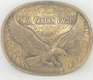 NRA Golden Eagles Gürtelschnalle Limited Edition National Rifle Association 920684 - Bild 1 von 6