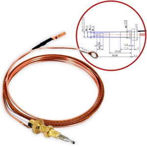 Termocoppia valvola sicurezza piano cottura Franke 133.0052.856 - Foto 1 di 2