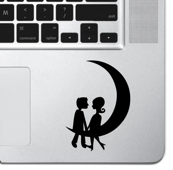 Romantic Macbook Sticker Decal Skin Cover for Macbook Air Pro 13" 15" Love Moon - Image 1 of 3