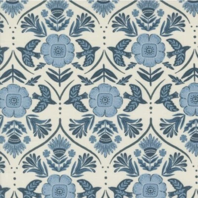 Fat Quarter Moda Folk & Lore By Fancy That Design Floral 100% Cotton Fabric - Image 1 of 4