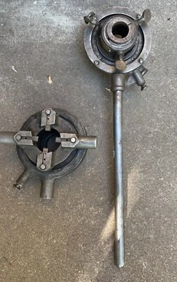 Toledo Pipe Threading Machine 1A 1-A w/ handle Wards 1A receding threading stock - Image 1 of 4