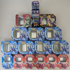 18 Pokemon Tins (leer), 9 große, 6 mittlere, 3 Mini Tins mit Ständer - Bild 1 von 4