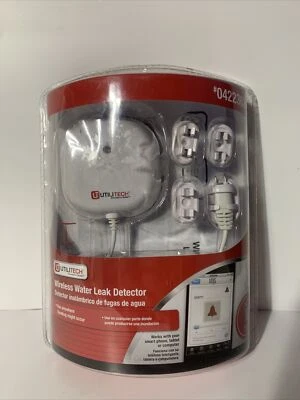 Utilitech Wireless Water Leak Detector Flood Sensor Kit 0422362 New & Sealed NIP - Image 1 of 3