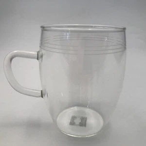 Vtg SCHOTT MAINZ "VERRAN Collection" JENAer GLAS MUG CUP Barrel, Horizontal Line - Picture 1 of 6