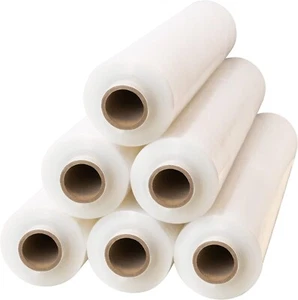 6 x Stretchfolie 2,5 kg Transparent 23my Palettenfolie Verpackungsfolie Folie - Bild 1 von 9