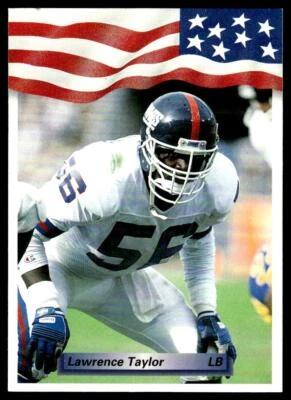 1992 All World 217 Lawrence Taylor New York Giants Football Card - Image 1 of 2