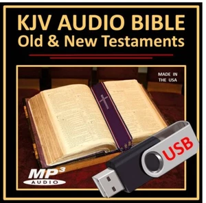 King James Version Bible (KJV) MP3 Audio on USB Flash Drive - Picture 1 of 3