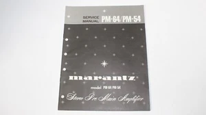 MANUAL DE SERVICIO MARANTZ PM-64/PM-54 - Imagen 1 de 2