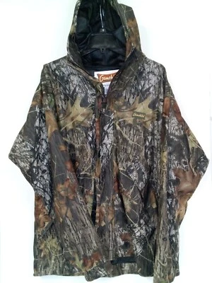 Game Hide Jacket Mens Extra Large HP5 Hush Hide Hooded Camo Woodlands Hunting - Image 1 of 4