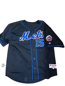 New York Mets Carlos Beltran Black Alternate Jersey (Majestic Authentic) - Picture 1 of 4