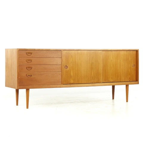 Arne Vodder Style Mid Century Danish Teak Buffet Cover
