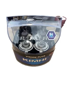 Kimhi Halogen H4 12v 60/55W Blue Vision 8000k Car Bulbs X2 New - Picture 1 of 5