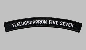 US Navy VR-57 Conquistadors Fleet Logistics Support Squadron UIM Rocker Tab - Picture 1 of 1