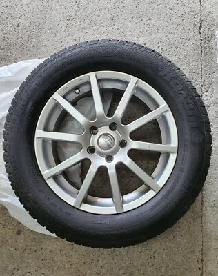 4 Winterrereifen 225/65/R17/H auf Alufelge Barum Polaris 3 - Bild 1 von 4