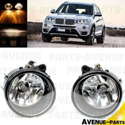 Par de luces antiniebla halógenas delanteras para BMW X3 F25 2011 2012 2013 2014 2 piezas Foto 1 de 4