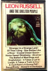 LEON RUSSELL And The Shelter People - Cassette 1971 Shelter Records 4XW 8903 - Imagen 1 de 5