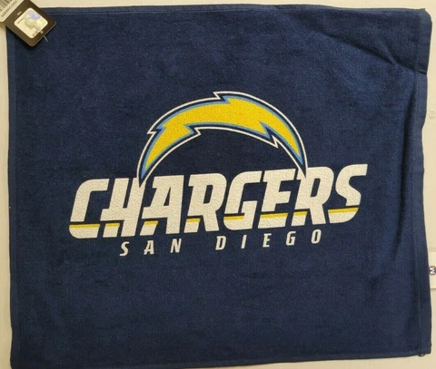 NFL San Diego Chargers 15" x 18" Rally Towel, NEW Cover