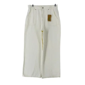 PROMOD Women White Relaxed Wide Leg Fit Jeans Size EU 44 W32 - Picture 1 of 21