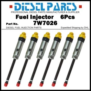 6x Inyector de combustible 7W7026 0R3423 para CATERPILLAR CAT 3406B 3406C 3412 D9 GC D9R - Imagen 1 de 7