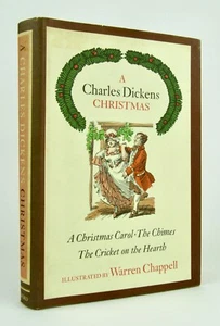 A CHARLES DICKENS CHRISTMAS 3 Stories Warren Chappell HBDJ 1976 VGC L1 - Imagen 1 de 4