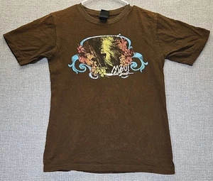 Vintage Maui And Sons Tshirt Youth Sz 14/16 Large Brown Surfing Waves Streetwear - Picture 1 of 18