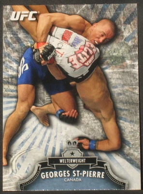 Georges St Pierre 2012 Topps UFC Bloodlines #100 Monteal Quebec Canada - Image 1 of 2