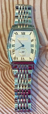 DREYFUSS CO 1924 Watch Men Quartz SWISS Handmade New battery, CLEANING, 31x45mm - Image 1 of 4