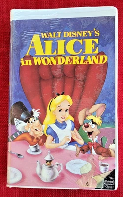 Alice in Wonderland 1997 VHS, Disney Black Diamond Classic Clamshell NEW Sealed! - Image 1 of 3