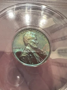 1964 Monster Toned PF66BN ANACS Lincoln Cent! Crazy Toned - Picture 1 of 5