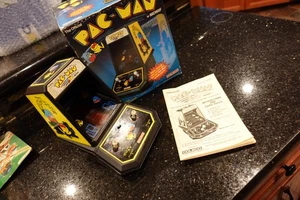 Vintage Coleco PAC MAN Electronic Handheld tabletop Arcade video game A7 NICE - Picture 1 of 12