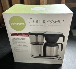 Bonavita Connoisseur Cafetera 8 Tazas Un Toque Acero Inoxidable Totalmente Nueva - Imagen 1 de 2