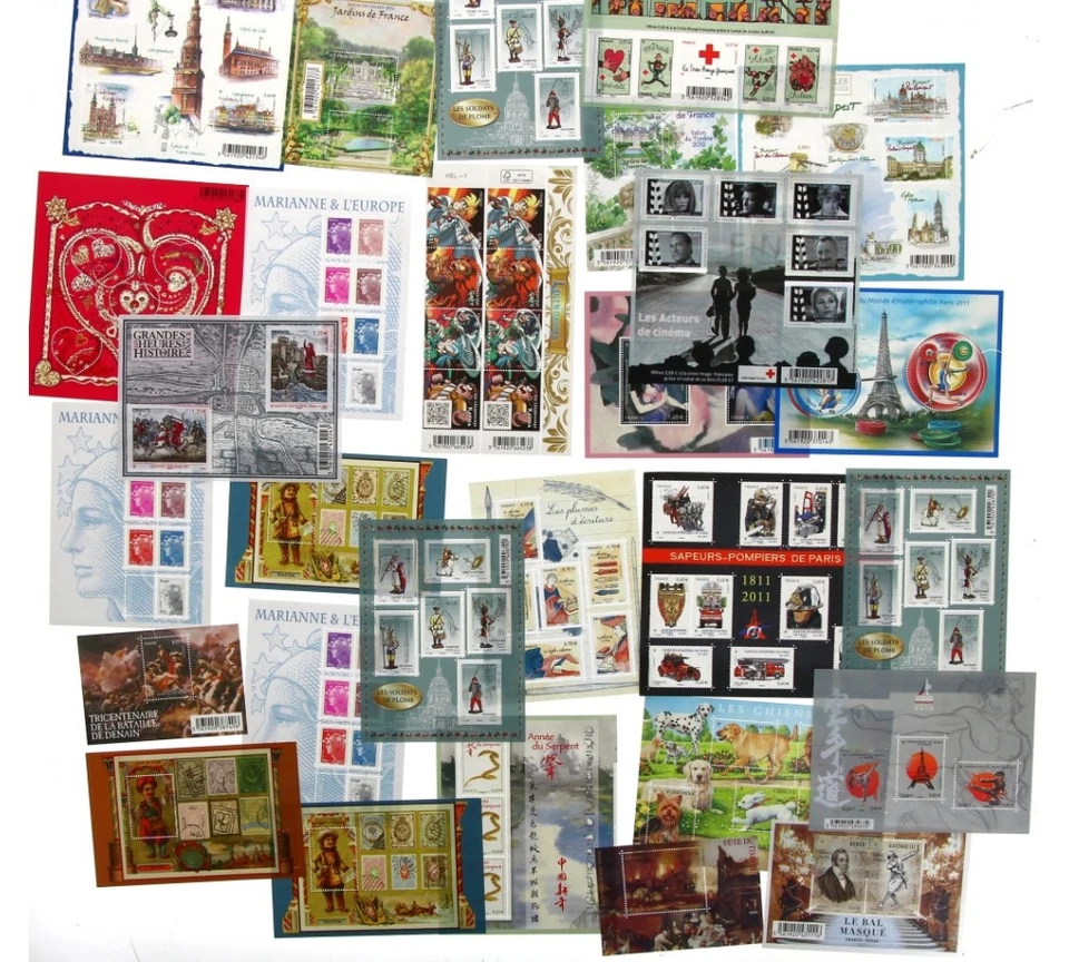 liste à choix de blocs feuillets de France BF période 1989-2013 - Photo 1/1