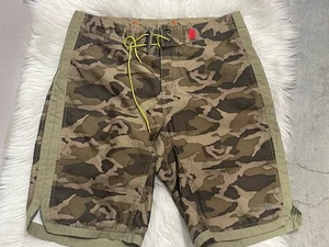 The North Face  Classic V RipStop Camo Hybrid Board Shorts Swim Trunks Mens 32 - Picture 1 of 5