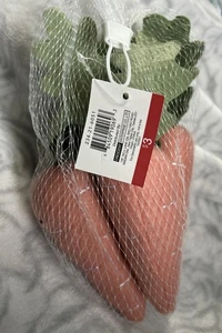 NEW Set of 3 Fabric Carrots Easter Spring Decor Target Bullseye Playground - Picture 1 of 2