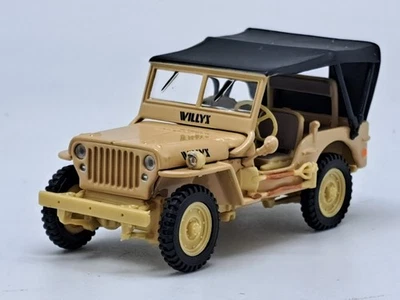 CARARAMA, JEEP Chiusa Beige Militare USA, 1/43,  CAR91860 - Immagine 1 di 4