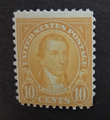 Estampilla de Estados Unidos Scott 562 10c 1923, James Monroe como nueva sin usar T19217 Foto 1 de 2