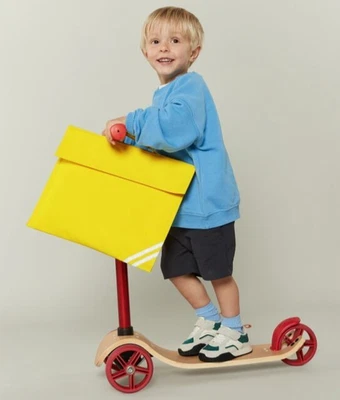 Back to School Kids Book Bag Children's Boys Girls Satchel Name Tag by Quadra