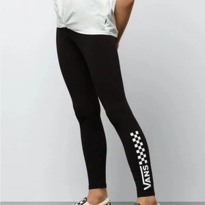 Vans Girls' Chalkboard Leggings (Black) Design Size L/14 - Picture 1 of 7